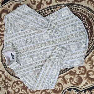 Western Snap Shirt With Southwestern Stripes Tin Haul Cowboy Cowgirl